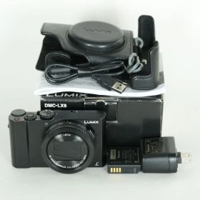 [美品] Panasonic LUMIX DMC-LX9-K ブラック | コンパクトデジタルカメラ