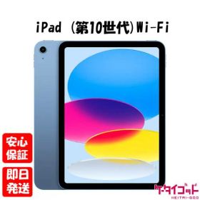 【土日、祝日発送】新品未開封品【Nランク】iPad (第10世代) 10.9インチ Wi-Fi 64GB MPQ13J/A ブルー Apple A2696 2022年モデル 本体 送料無料 4549995361520