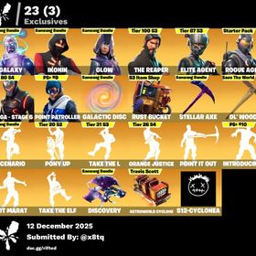 【超安全/PS対応】アイコニック｜ギャラクシー｜エリートエージェント｜ シナリオ｜さぁお披露目します | フォートナイト(Fortnite)のアカウントデータ、RMTの販売・買取一覧