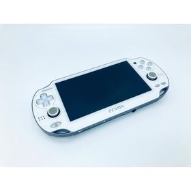 中古 PlayStation Vita (プレイステーション ヴィータ) Wi‐Fiモデル クリスタル・ホワイト (PCH-1000 ZA02)