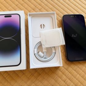 美品 iPhone 14 Pro 256GB パープル / 箱ありバッテリ90%