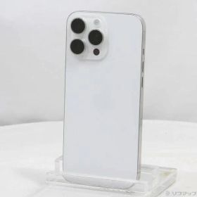 〔中古品〕 iPhone16 Pro Max 256GB ホワイトチタニウム MYWH3J／A SIMフリー【344】