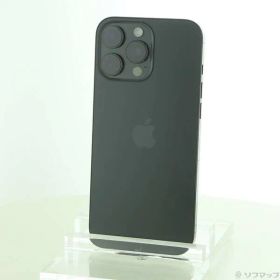 〔中古品〕 iPhone16 Pro Max 256GB ブラックチタニウム MYWG3J／A SIMフリー【297】