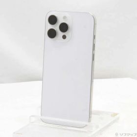 〔中古品〕 iPhone16 Pro Max 256GB ホワイトチタニウム MYWH3J／A SIMフリー【269】