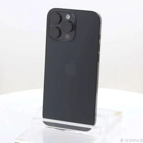 〔中古品〕 iPhone16 Pro Max 256GB ブラックチタニウム MYWG3J／A SIMフリー【377】
