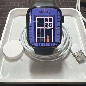 エルメス(HERMES)のBT100% Apple Watch エルメス series8 45mm 黒(腕時計(デジタル))