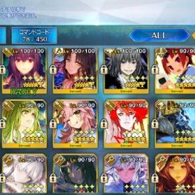 FGO引退アカウント 人権サバ所持