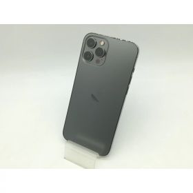 【中古】Apple SoftBank 【SIMロック解除済み】 iPhone 12 Pro Max 128GB グラファイト MGCU3J/A【OSU301】保証期間1ヶ月【ランクC】