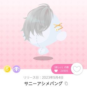 サニーアシメバング 双子分 | ポケコロツイン(ポケツイ)のアカウントデータ、RMTの販売・買取一覧