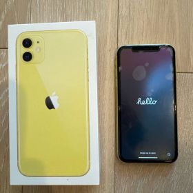 iPhone11 128GB イエロー SIMフリー Appleストア購入