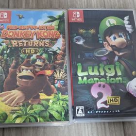 スイッチ用ソフト ドンキーコング リターンズ HD&ルイージマンション2 HD