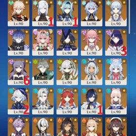 【引退アカウント】マーヴィカ+餅 シロネン+餅 シトラリ スカーク フリーナ2凸 フリンズ ドゥリン | 原神のアカウントデータ、RMTの販売・買取一覧