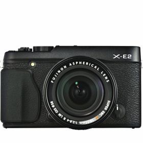 【中古】【非常に良い】FUJIFILM ミラーレス一眼 X-E2 ズームレンズキット ブラック F X-E2B/1855KIT