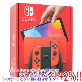【中古】任天堂 Nintendo Switch 有機ELモデル マリオレッド HEG-S-RAAAA Joy-Conなし 元箱あり
