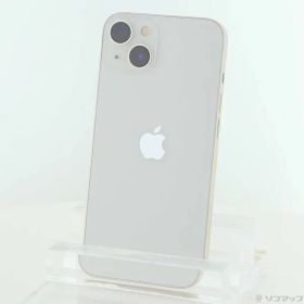 〔中古品〕 iPhone13 128GB スターライト MLND3J／A SIMフリー【305】