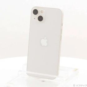 〔中古品〕 iPhone13 256GB スターライト MLNJ3J／A SIMフリー【349】