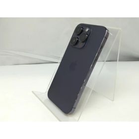 【中古】Apple docomo 【SIMフリー】 iPhone 14 Pro 128GB ディープパープル MQ0F3J/A【札幌】保証期間1週間【ランクC】
