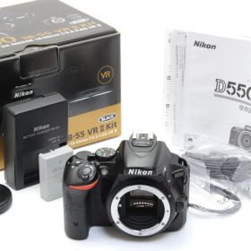 D (一部難あり) Nikon ニコン D5500 ボディ 返品不可 12-18