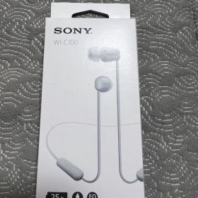 SONY WI-C100 ホワイト ワイヤレスイヤホン