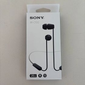 SONY WI-C100 ブラックワイヤレスイヤホン