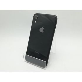 【中古】Apple au 【SIMロック解除済み】 iPhone XR 64GB ブラック MT002J/A【柏】保証期間１ヶ月【ランクC】