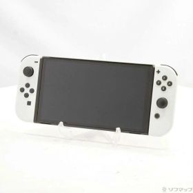 【中古】Nintendo(任天堂) Nintendo Switch 有機ELモデル Joy-Con(L)／(R) ホワイト 【368-ud】