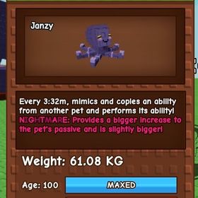 ナイトメア タコ 61.08kg | ロブロックス(ROBLOX)のアカウントデータ、RMTの販売・買取一覧