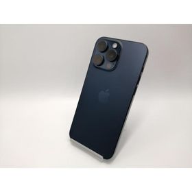 【中古】Apple 国内版 【SIMフリー】 iPhone 15 Pro Max 256GB ブルーチタニウム MU6T3J/A【鹿児島中町】保証期間１ヶ月【ランクC】