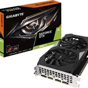 【中古】GIGABYTE NVIDIA GeForce GTX 1660Ti 搭載 グラフィックボード 6GB WINDFORCE 2X ファンモデル GV-N166TOC-6GD