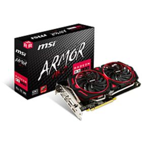 【中古】MSI(エムエスアイ) Radeon RX 580 ARMOR MK II 8G OC 【377-ud】