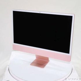 〔中古品〕 iMac 24-inch Mid-2021 MGPM3J／A Apple M1 8コアCPU_8コアGPU 8GB SSD256GB ピンク 〔15.7 Sequoia〕【377】