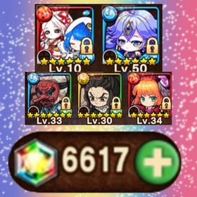 9200.石6617 セツナ＆エーテル+ルリ+運UP70↑ | ポコダン(ポコロンダンジョンズ)のアカウントデータ、RMTの販売・買取一覧