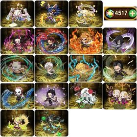 ✨鬼滅の刃ガチャ第一弾コンプリート+炭治郎,伊之助,玄弥,イヴ,ヨミ所持✨虹結晶4500↑所持 | ポコダン(ポコロンダンジョンズ)のアカウントデータ、RMTの販売・買取一覧