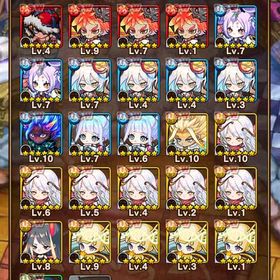 初期 アーク エクリプス イヴ シンラ 運アップ多数 | ポコダン(ポコロンダンジョンズ)のアカウントデータ、RMTの販売・買取一覧