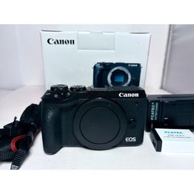キヤノン(Canon)の元箱付き 新品級 キヤノン EOS M6 Mark II ボディ ブラック(ミラーレス一眼)