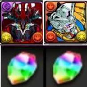 魔法石 6000 ガチャキャラ 580 エニグマ 白いガンダム | パズドラ(パズル＆ドラゴンズ)のアカウントデータ、RMTの販売・買取一覧