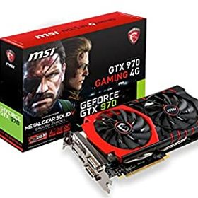 【中古】MSI GTX 970 GAMING 4G MGSV 『Twin Frozr V/OCモデル』 グラフィックスボード VD5680