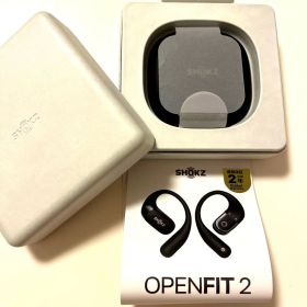 SHOKZ OPENFIT 2 ブラック ワイヤレスイヤホン