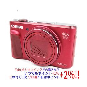 【中古】Canon製 PowerShot SX720 HS レッド 2030万画素