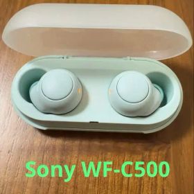 【美品】SONY WF-C500 ワイヤレスイヤホン ミントグリーンソニー