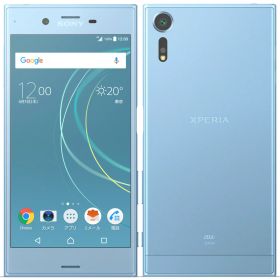 【中古】Bランク【やや傷や汚れあり】 SIMフリー SOV35 SONY Xperia XZs アイスブルー 利用制限〇(白ロム) 送料無料