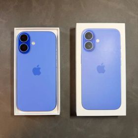 iPhone16 ウルトラマリン 128GB SIMフリー 美品 フィルム付