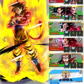 UL悟空4完凸+ULベジータ4赤1凸 | ドラゴンボールレジェンズのアカウントデータ、RMTの販売・買取一覧