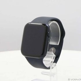 〔中古〕Apple(アップル) 〔展示品〕 Apple Watch SE 第2世代 GPS 44mm ミッドナイトアルミニウムケース ミッドナイトスポーツバンド〔368-ud〕