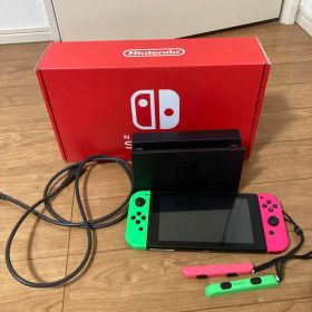 Nintendo Switch ネオンピンク/グリーン本体