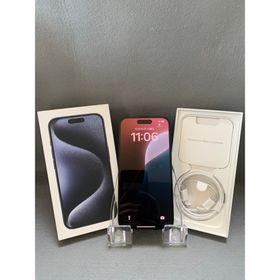 アップル(Apple)の美品 国内版 SIMフリー iPhone15 Pro 1TB ブルーチタニウム色(スマートフォン本体)