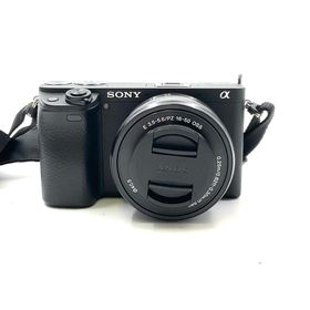 ソニー(SONY)の【全額返金保証】【最速発送】Sony デジタル一眼 α6400 ILCE-6400K パワーズームレンズキット ブラック 動作確認済(ミラーレス一眼)