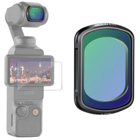 NEEWER LPRフィルター ナチュラルナイトフィルター コンパチブル Osmo Pocket 3 スクリーンプロテクタ