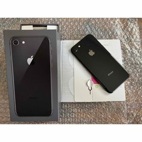 アイフォーン(iPhone)のiPhone 8 Space Gray 64GB SIMロック解除(スマートフォン本体)