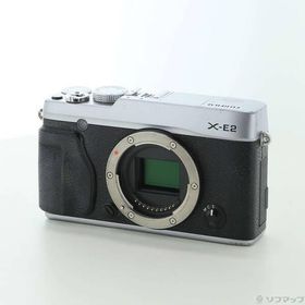 〔中古〕FUJIFILM(フジフイルム) FUJIFILM X-E2 シルバー(ボディ)〔349-ud〕
